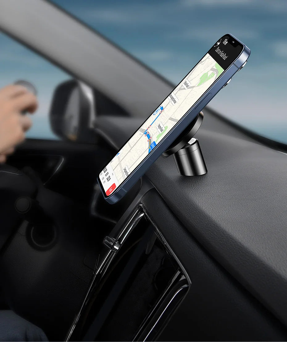 Support Voiture Magnétique – Universel, Compact & Rotatif