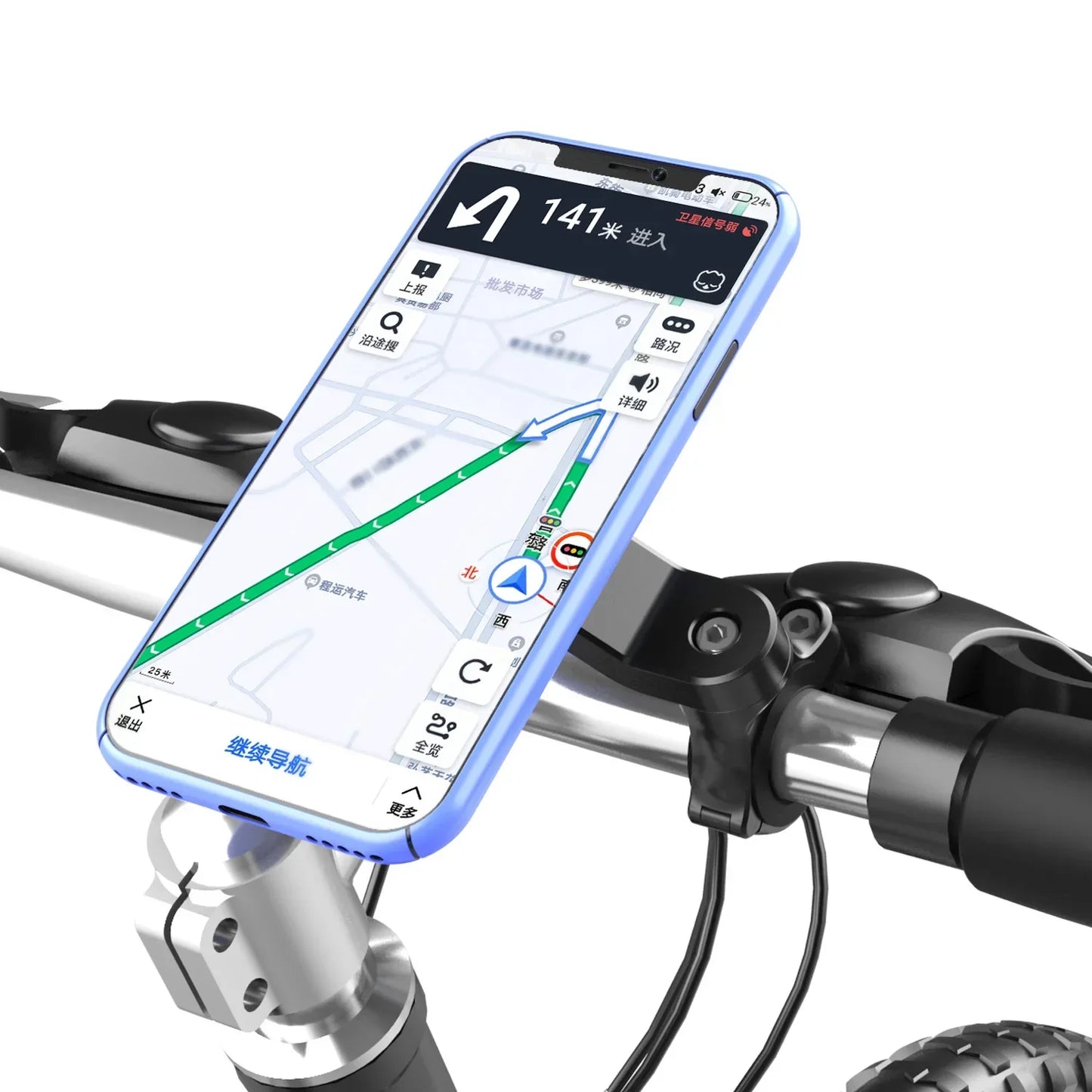 Support Téléphone Moto & Vélo – Universel et Ajustable