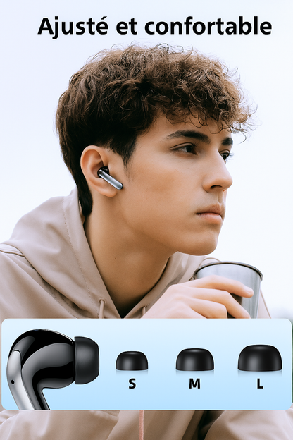 Voxen Translate Pro – Écouteurs Sans Fil avec Traduction & ANC Bluetooth 5.3